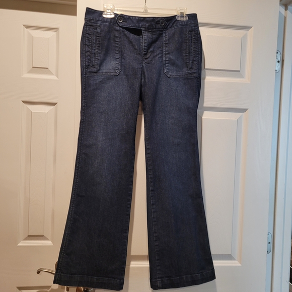 LOFT Dark Blue Denim Pants - Picture 1 of 11